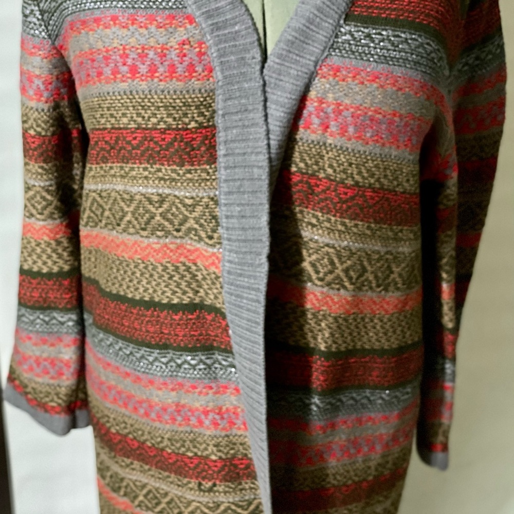Multi- Color Sweater Jacket - image 1